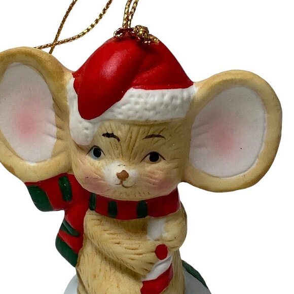 Christmas Mouse Ornament Vintage CVS 1994 Collectible - Picture 6 of 7